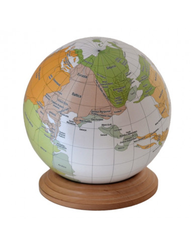 Globe de la Pangée 18.2 Cm