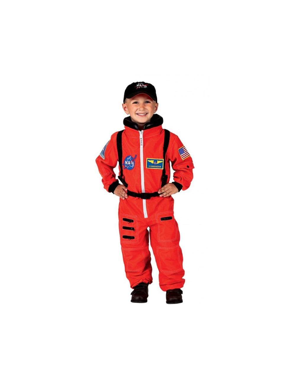 Combinaison orange astronaute 6/8 ans