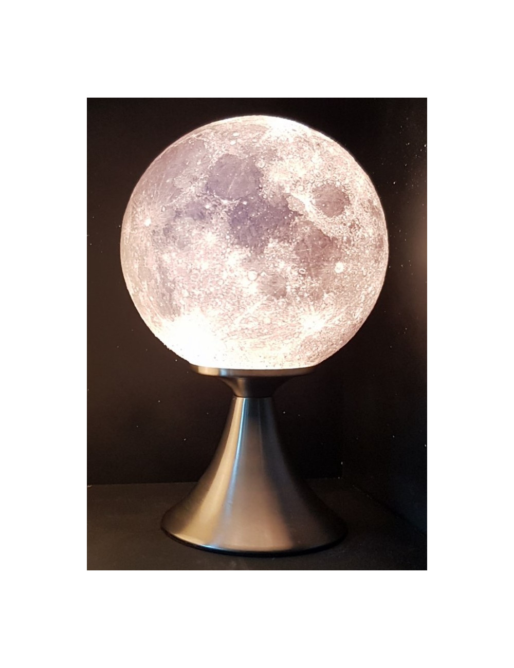 Lune 3D Lampe sur pied haut 17cm