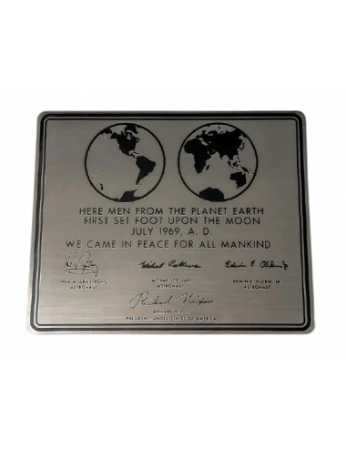 Plaque Apollo 11