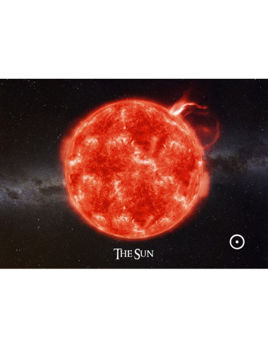 Carte 3D Le Soleil planétarium