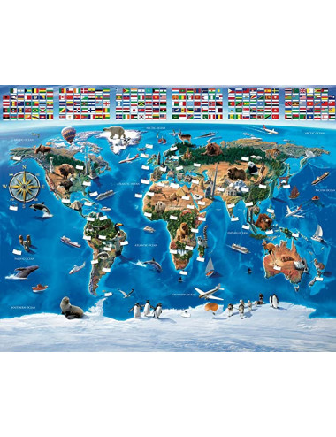 Carte du monde décoration...