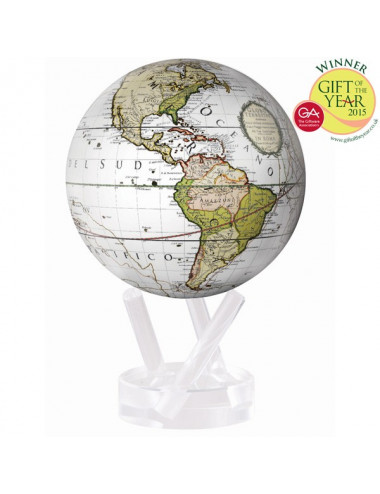 Globe de CASSINI blanc 114 mm