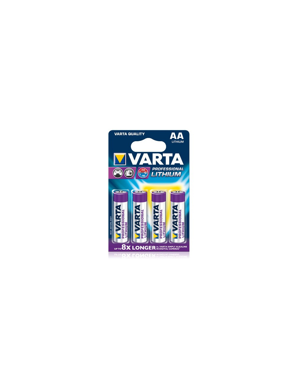 Piles Varta Lithium LR06 AA (lot de 4)