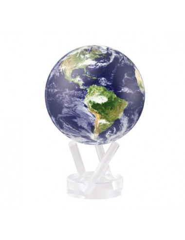 Globe MOVA autorotatif Bleu avec nuages/vue satellite 216 mm (8,5')