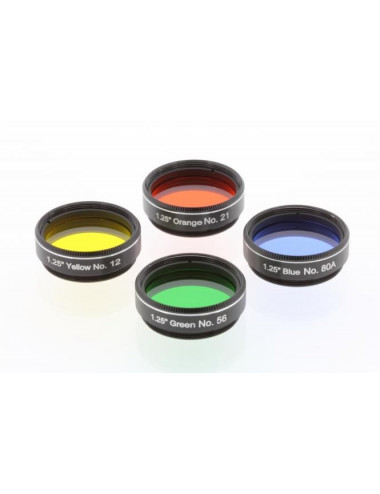 Kit filtres colorés planétaires 31,75mm n° 2 Explore Scientific